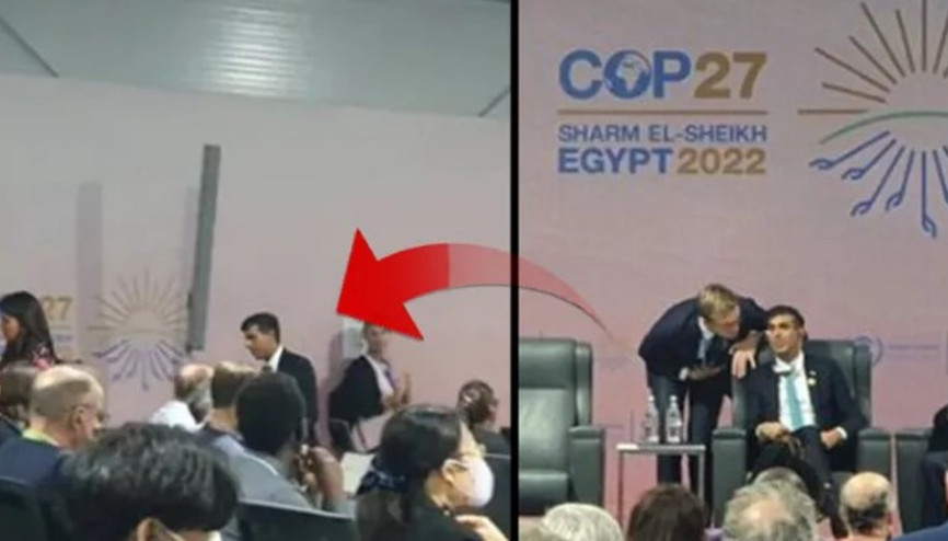 İngiltere Başbakanı Sunak, Mısırdaki konferansta apar topar salonu terk etti