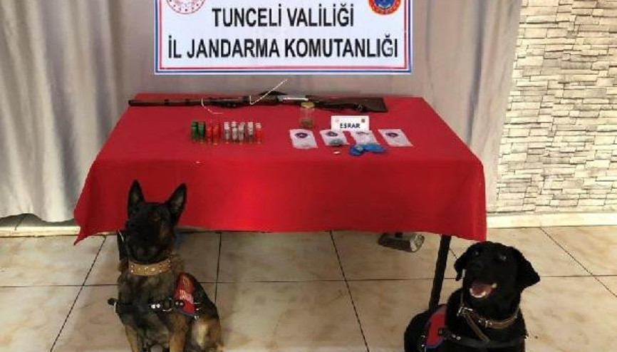 Tuncelide uyuşturucuya 2 gözaltı