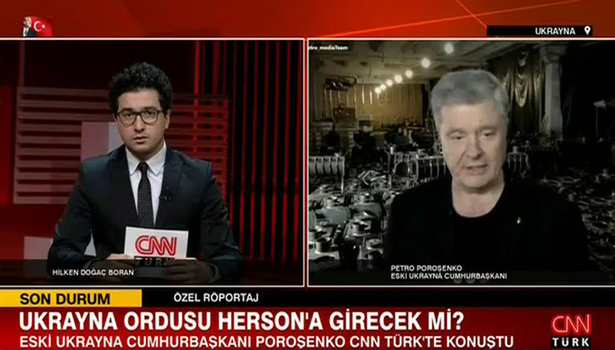 Petro Poroşenko, CNN TÜRKe konuştu