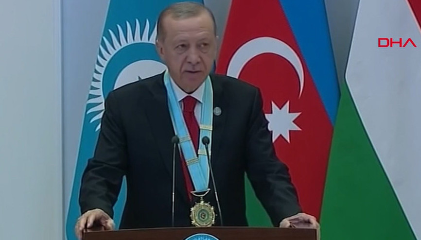 Cumhurbaşkanı Erdoğan, Türk Dünyası Ali Nişanı Takdim Törenine katıldı
