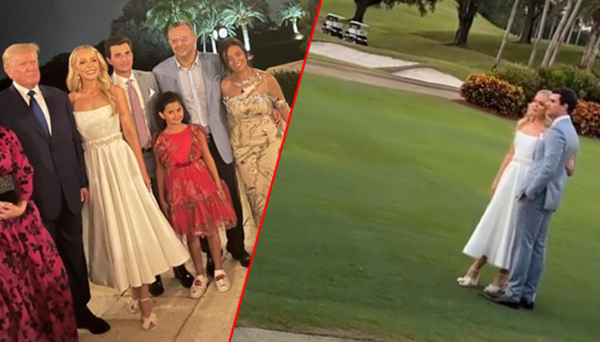 Donald Trump küçük kızı Tiffanyyi evlendiriyor: Koluna takıp prova yaptı