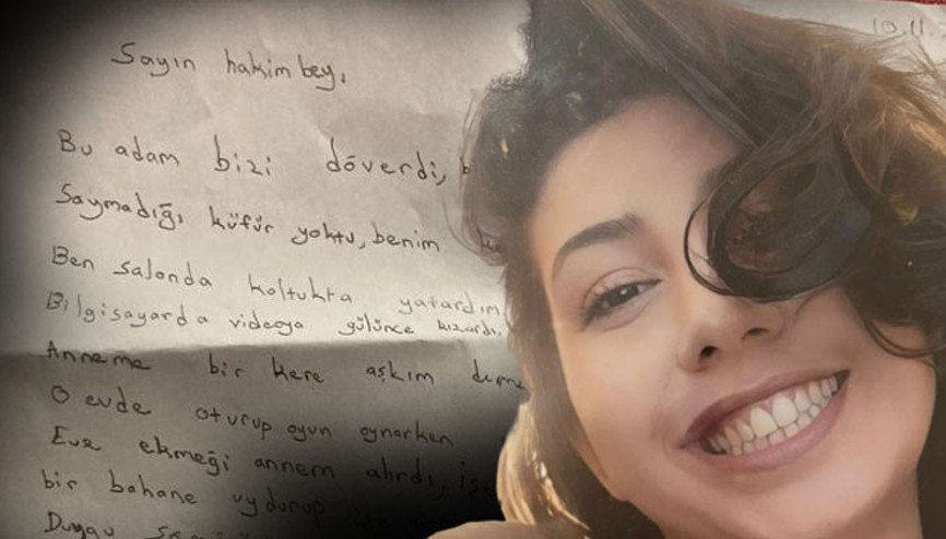 Okulda kocası tarafından öldürülen Gülsüm Kuyarın oğlundan mahkemeye mektup: Bu adam bizi döverdi Okulda kocası tarafından öldürülen Gülsüm Kuyarın oğlundan mahkemeye mektup: Bu adam bizi döverdi