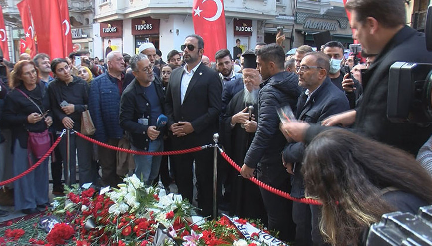 Fener Rum Patriği Bartholomeostan İstiklal Caddesindeki patlamayla ilgili açıklama: Nefretle kınıyoruz