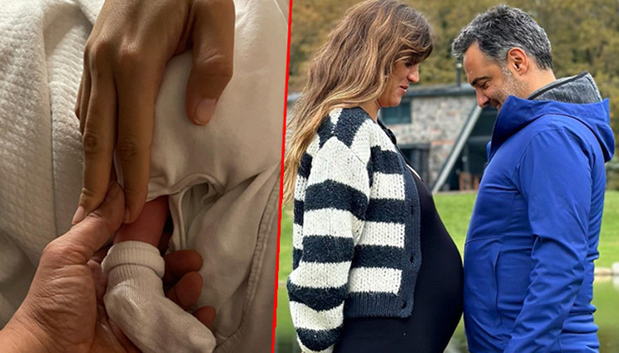 Biz bugün üç olduk Ünlü çiftin büyük mutluluğu...