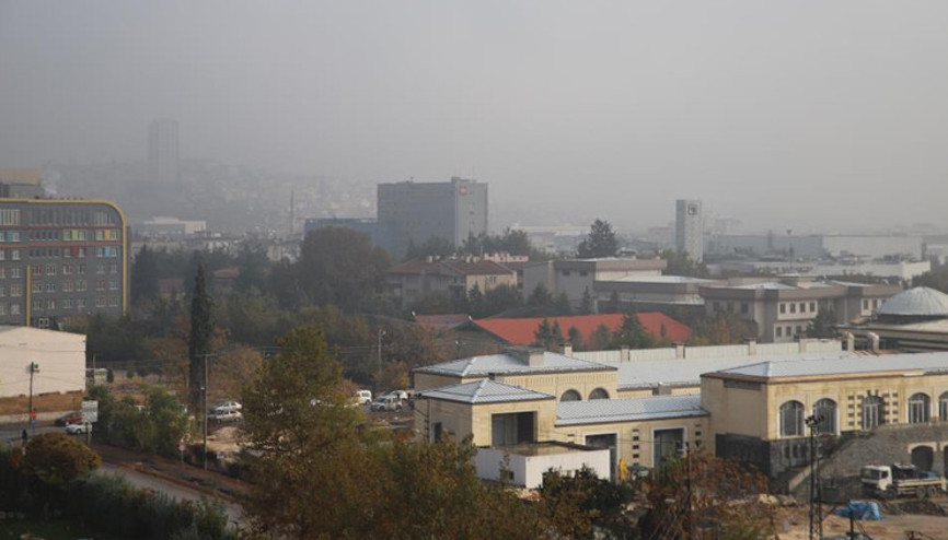 Gaziantepte yoğun sis: Görüş mesafesi 10 metreye kadar düştü