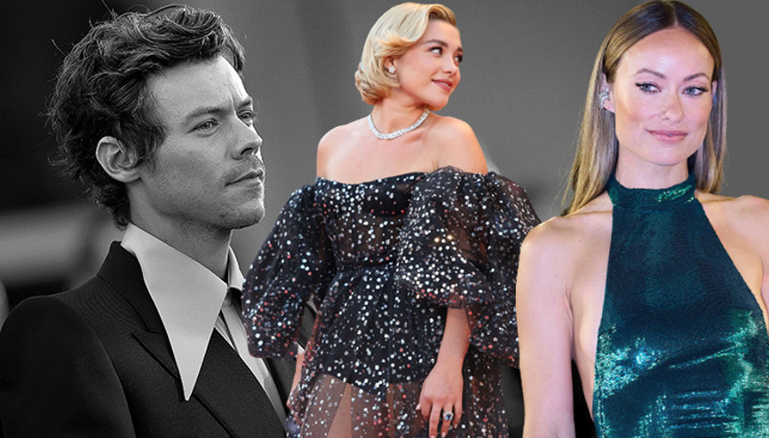 Olivia Wilde mutluluğu Harry Stylesın kollarında buldu… Peki ya film setindeki o kaçamak ne olacak