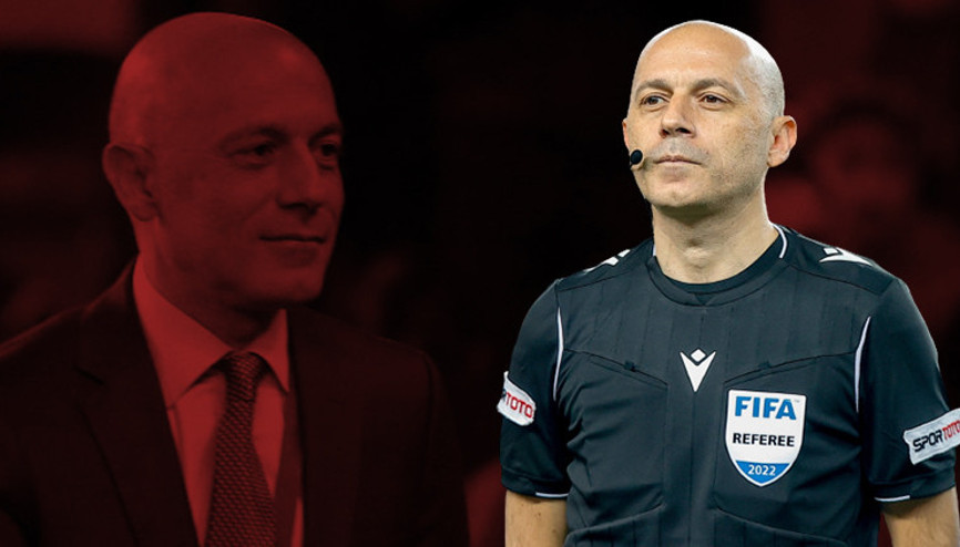 Cüneyt Çakıra Gaziantepte özel veda İlk 5 dakikayı yönetti, tribünlerden destek...