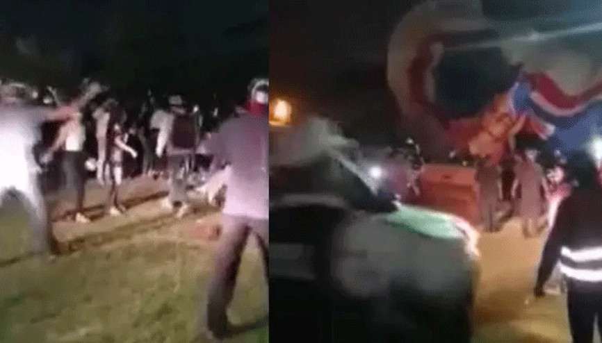 Meksika’da sıcak hava balonu seyircilerin üzerine sürüklendi