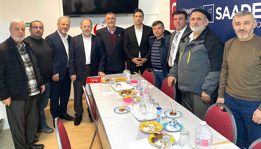 ‘Saadet Partisi ziyareti çarpıtıldı’