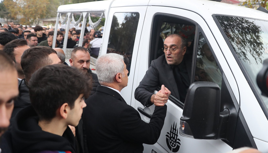 Abdurrahim Albayrakın torunu Batuhan Bostancının cenaze töreninden fotoğraflar