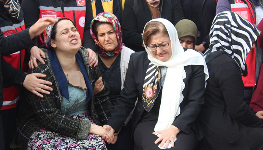 Hasan Karataşın cenazesinde gözyaşları sel oldu
