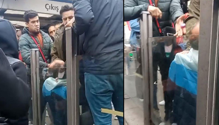 Tramvayda taciz iddiasına dayak