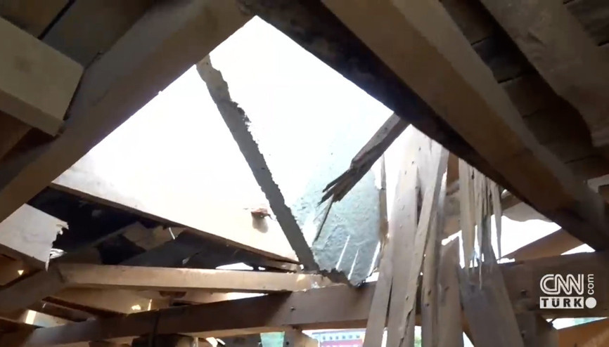 CNN TÜRK, Karkamışta roket isabet eden apartmanda