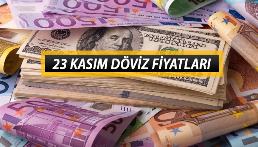 Dolar bugün ne kadar 1 Dolar kaç TL İşte 23 Kasım güncel Dolar, Euro ve Sterlin fiyatları...