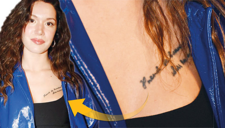 Hazal Subaşının dövmesinin sırrı: 16 yaşında yaptırdım