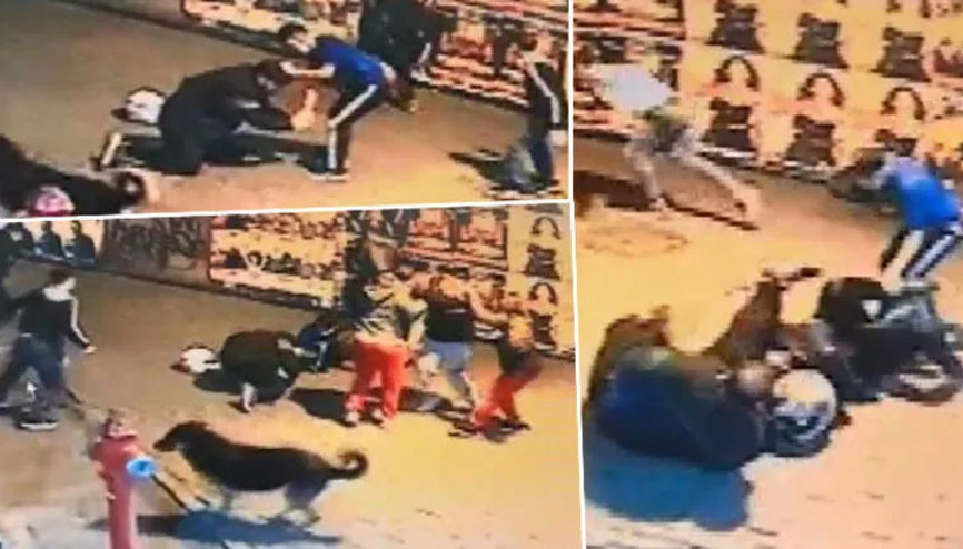 Beşiktaş Çarşı’da kendilerine para vermeyen kişilere saldırdılar