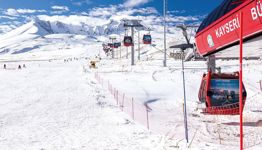 Erciyes’te kayağa davet