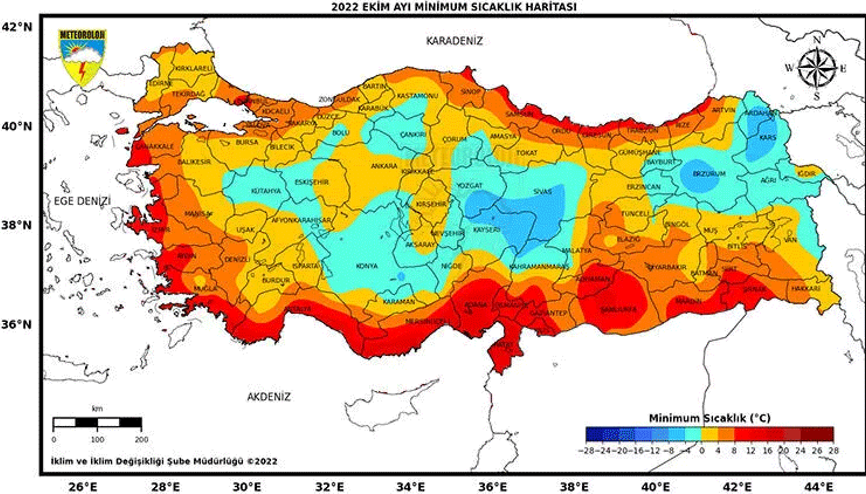 Ekim ayında Antalyada sıcaklık rekoru
