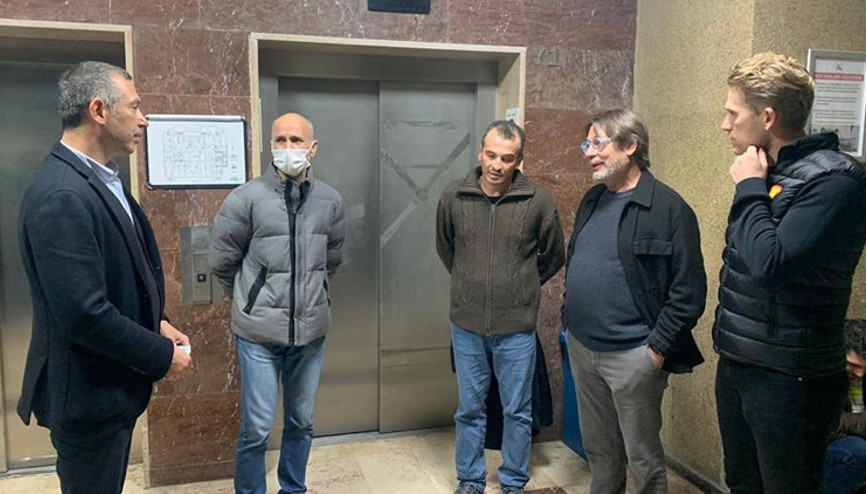 Ankersenden yaralanan taraftara ziyaret