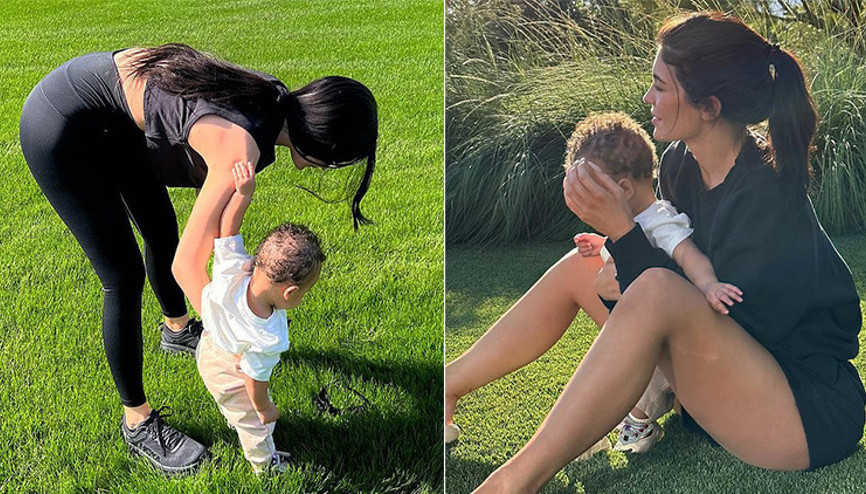 Adını bile sır gibi saklıyorlar… Kylie Jenner oğlunun fotoğraflarını paylaştı ama yüzünü gizledi