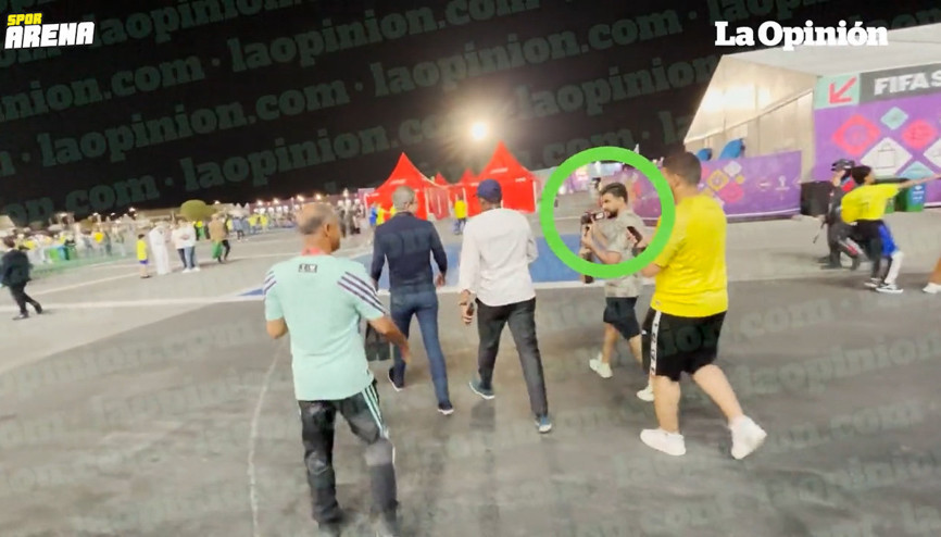 Katarda büyük skandal Samuel Etoo çılgına döndü... Suratına acımasızca tekme attı...