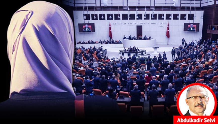 Başörtüsü teklifi bugün veriliyor