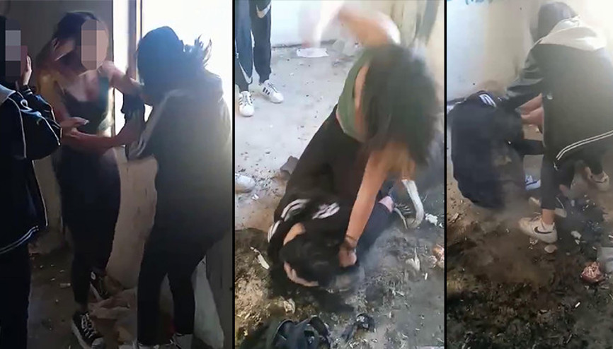 İkisi de ortaokul öğrencisi... Tokat attı, sürükledi: Dayağı yiyip eve gideceksin