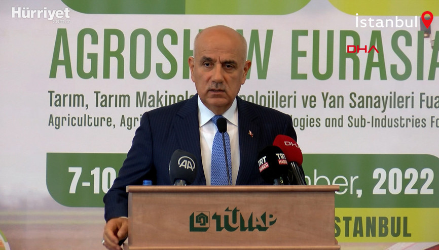 Bakan Kirişci, Tarım Makineleri, Teknolojileri ve Yan Sanayileri Fuarı açılışına katıldı