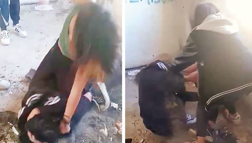 Dehşete düşüren zorbalık