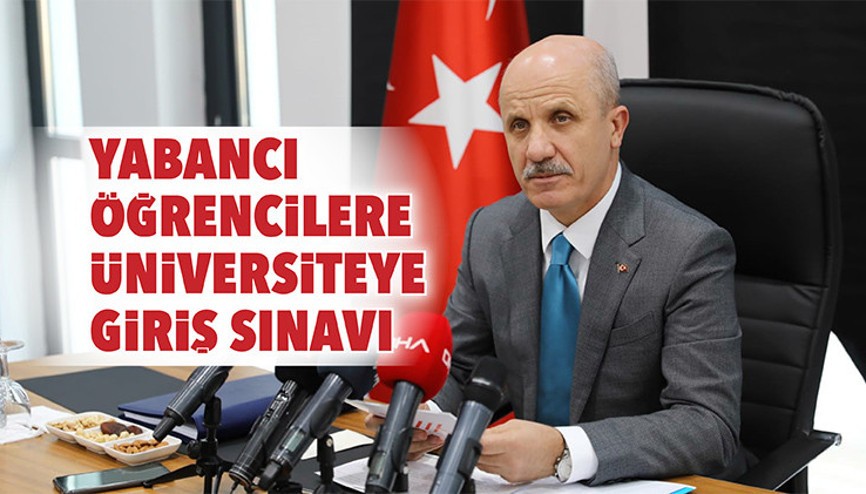 Yabancı öğrencilere üniversiteye giriş sınavı