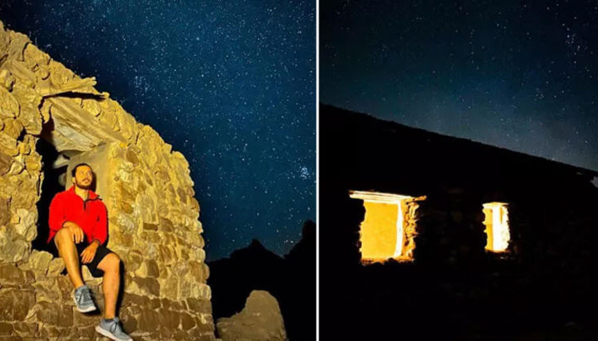 Terk edilmiş köyde çektiği videoyu milyonlar izledi