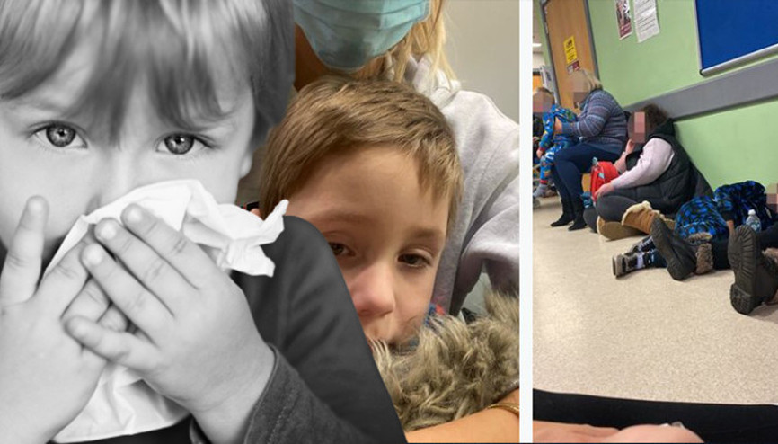 İngilterede Strep A kabusu Hastaneden gelen görüntüler korkuttu...