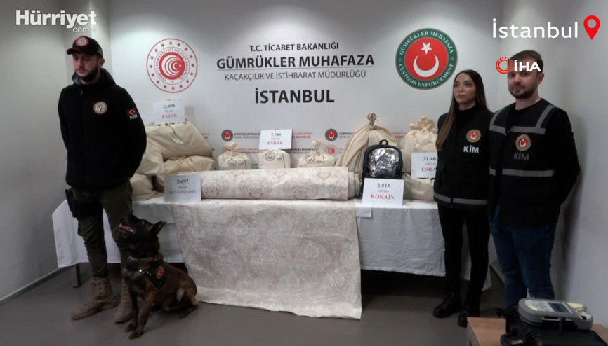 Sabiha Gökçen Havalimanında yapılan uyuşturucu operasyonları