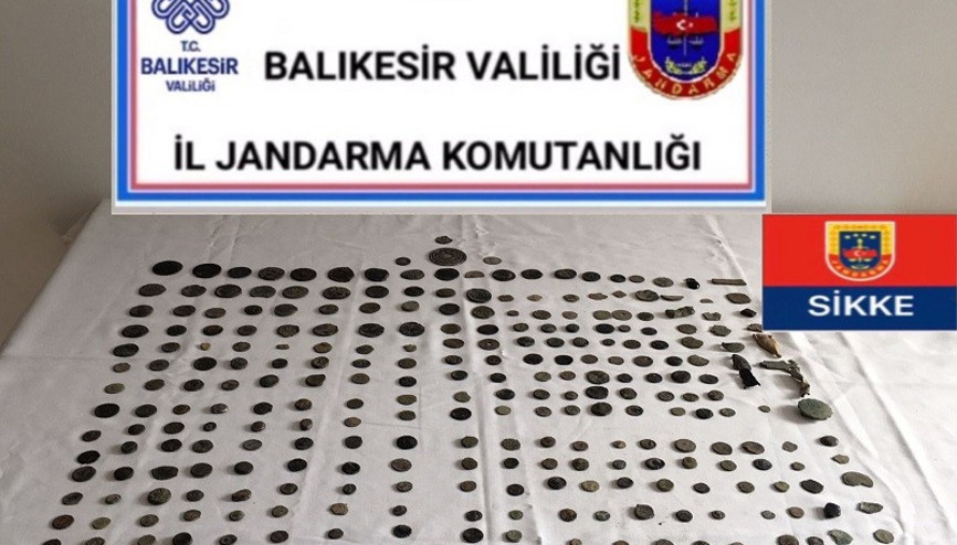 Balıkesirde tarihi eser kaçakçılığı ve uyuşturucu operasyonu