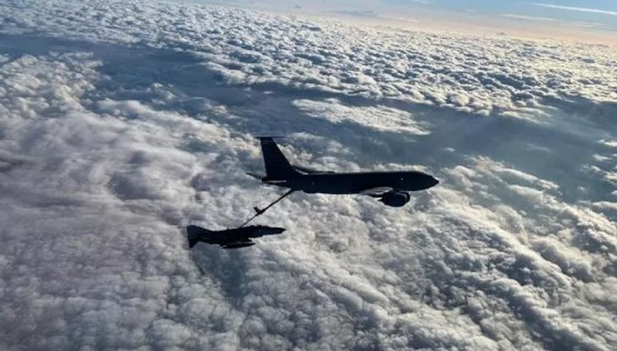 Hava Kuvvetlerinden Kıbrıs Adası’nın güneyi ve Akdeniz’in uluslararası hava sahasında eğitim görevi