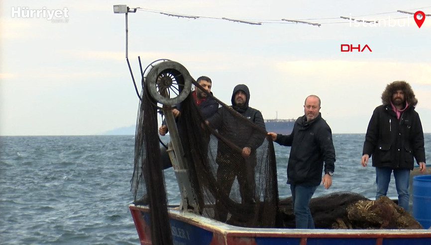 Yeşilköy sahili açıklarında hayalet ağ temizliği yapıldı