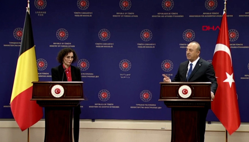 Dışişleri Bakanı Mevlüt Çavuşoğlu, Belçika Dışişleri Bakanı Hadja Lahbib ile açıklamalarda bulundu Dışişleri Bakanı Mevlüt Çavuşoğlu, Belçika Dışişleri Bakanı Hadja Lahbib ile açıklamalarda bulundu
