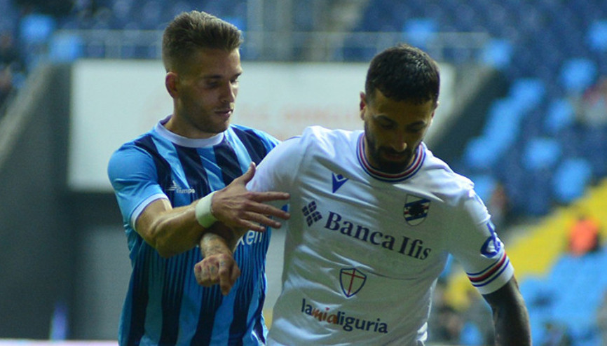 Adana Demirspor, 4 gollü maçta Sampdoria ile yenişemedi