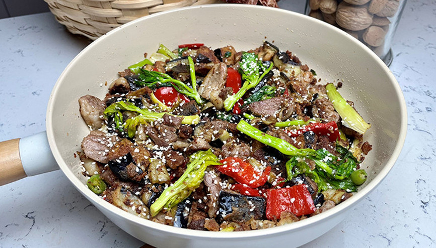 Dışı çıtır çıtır, içi lokum gibi: Susamlı patlıcan pane