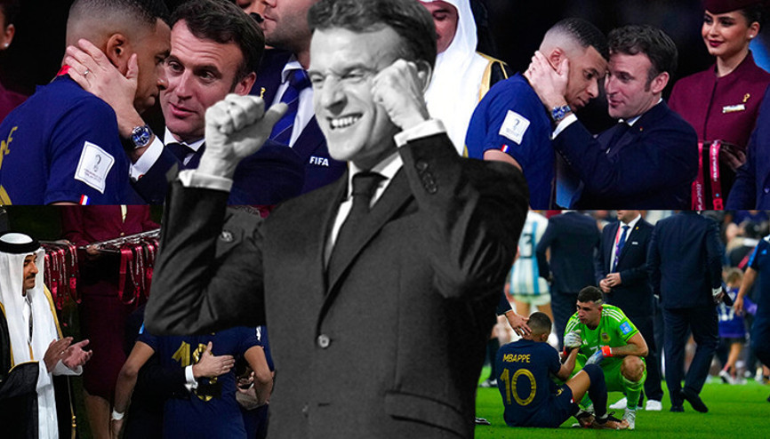 Macron alay konusu oldu Rahatsız edici, çaresiz, utanç verici...