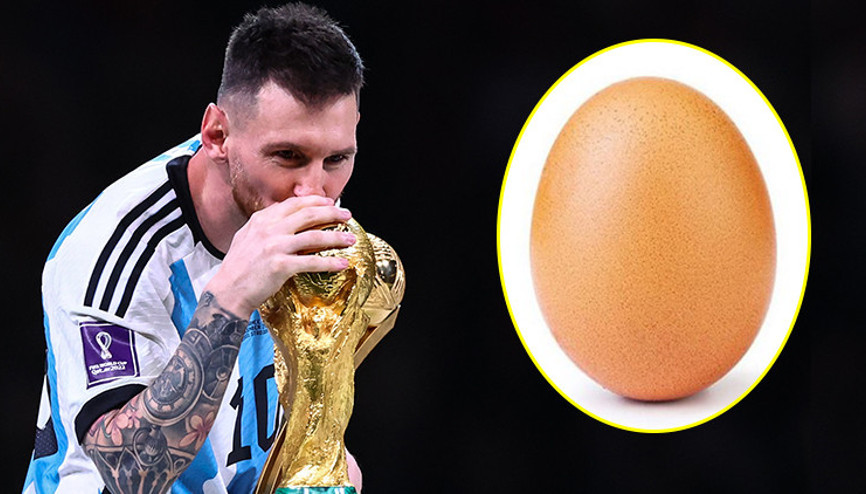 Lionel Messi Instagramda dünya rekoru kırdı Meşhur yumurta paylaşımını geçti...