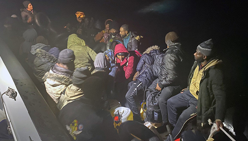 Dalaman’da 34 göçmen yakalandı
