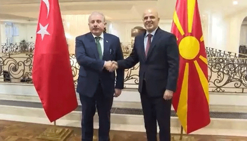 Şentop, Kuzey Makedonya Başbakanı Kovaçevski ile görüştü