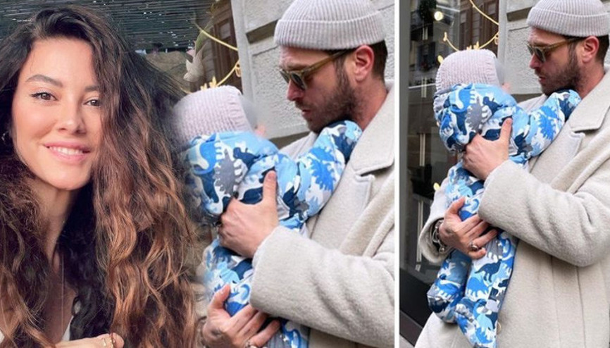 Oğluyla fotoğrafı sosyal medyayı salladı... Kıvanç baba