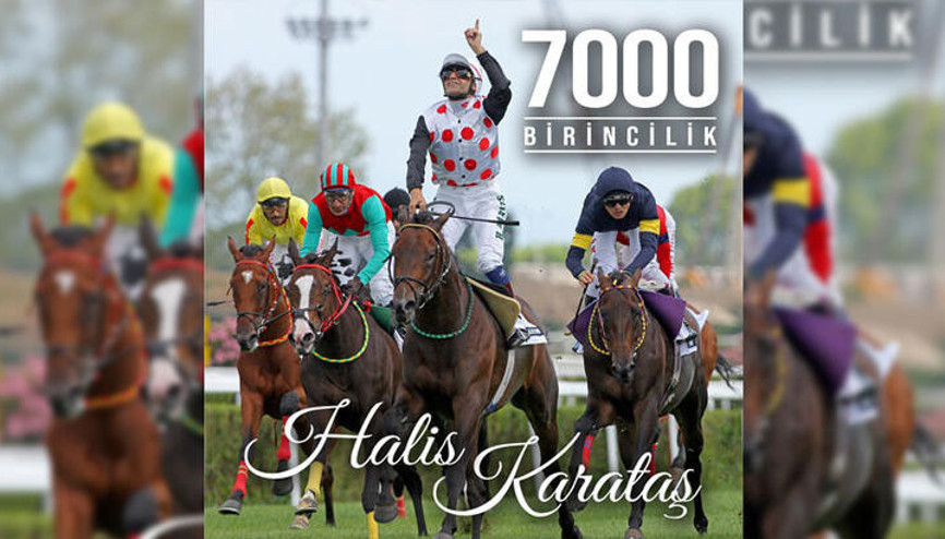 Halis Karataş 7 bininci yarışını kazandı