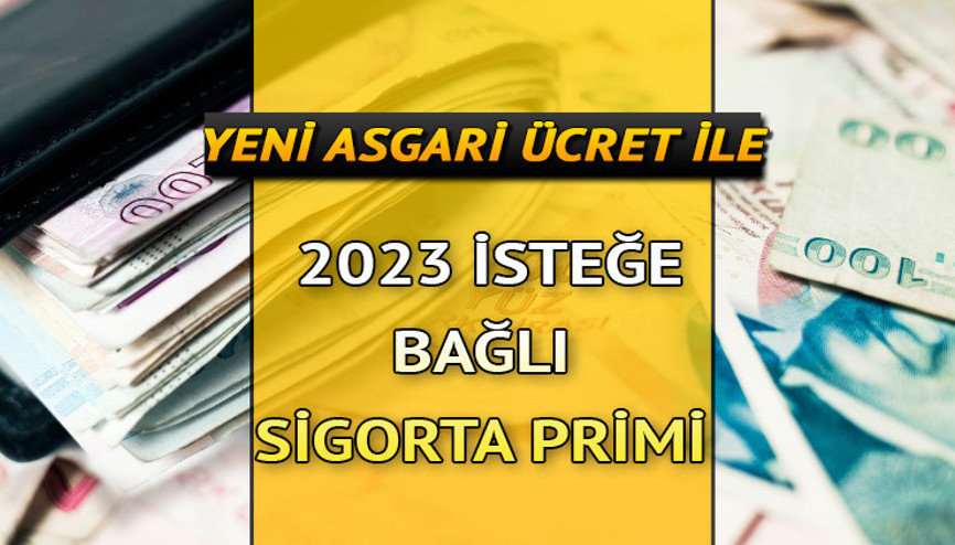 İSTEĞE BAĞLI SİGORTA PRİMİ 2023 || Yeni asgari ücretle isteğe bağlı sigorta primi ne kadar oldu, kimler faydalanabilecek