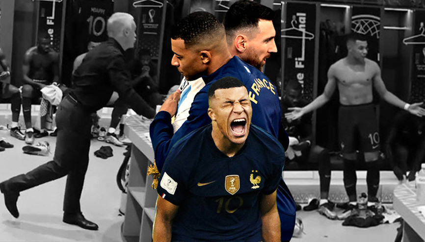 Arjantin-Fransa maçı devre arasında Fransa soyunma odasındaki konuşmalar yayınlandı Mbappe ve Deschampstan olay sözler...