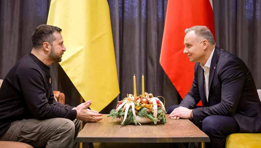 Zelenskiy, Polonyalı mevkidaşı Duda ile görüştü