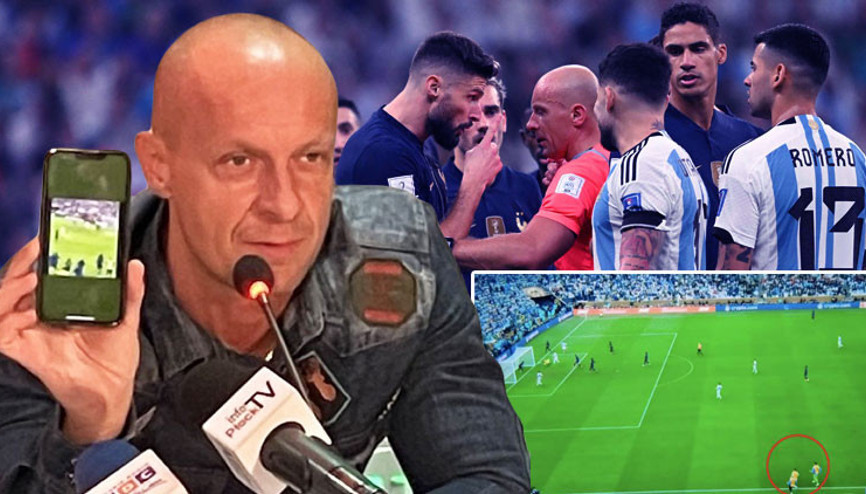 Arjantin - Fransa finalinin hakemi Szymon Marciniak sessizliğini bozdu Mbappe ile diyaloğu, telefonundan gösterdiği görüntü...