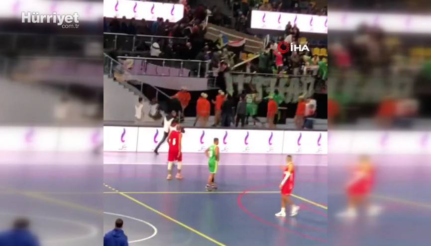 Mısırda basketbol maçı sırasında tribün çöktü: 27 yaralı